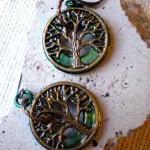 Tree of Life Earrings - Dar..