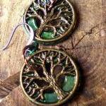 Tree of Life Earrings - Dar..