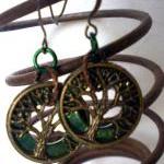 Tree of Life Earrings - Dar..