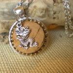 Wine Cork Necklace - Dragon