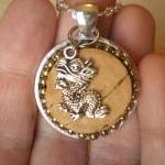 Wine Cork Necklace - Dragon