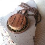 Wine Stained Wine Cork Neck..