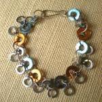 Hardware Bracelet: Orange a..